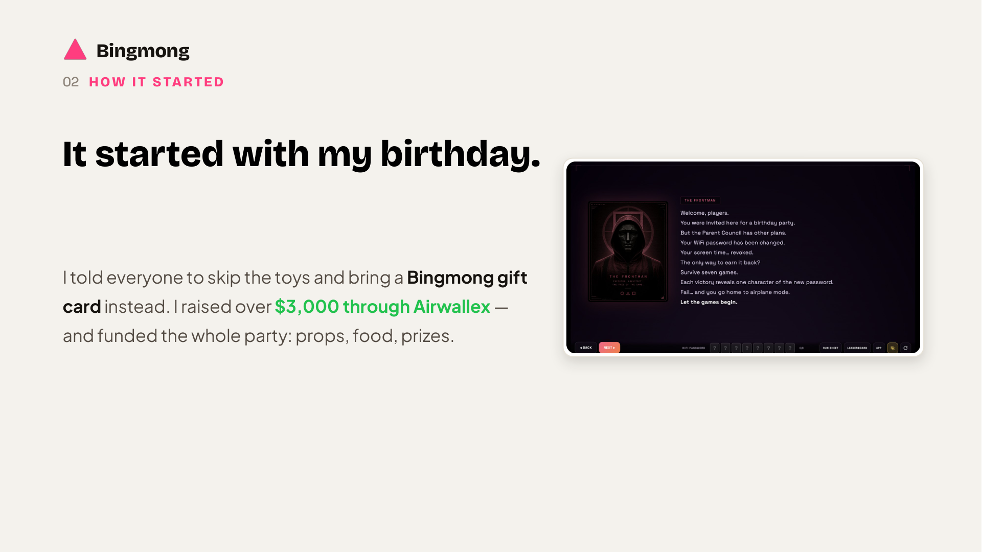 Product tour page 4